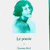 Le poesie di Simone Weil